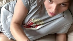 caught masturbating video: step sister caught masturbating - she begged me not to tell so I fucked her