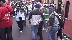 mardi gras video: some girls flashing in this mardi gras new orleans home porn video