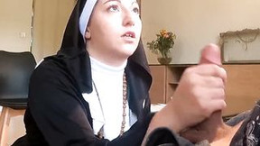 nun video: I take out my penis inside religious waiting room, Nuns