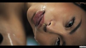 alien video: real life hentai - three sexy csi chicks, jia lissa, alissa foxy & rae lil black are fucked and creampied by alien