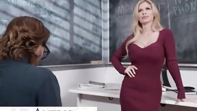 teacher and student video: Naughty America - Huge Tit professor fucks her college girl!