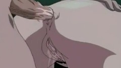 anime video: Sexed up hentai mommy uses toys on herself and then fucks