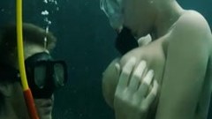 underwater video: Intense fucking underwater