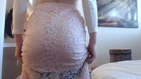 dress video: Waiting brother in sexy dress