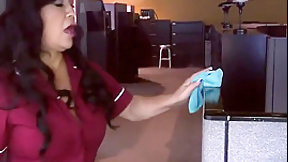 mature latina video: Busty mature latina maid