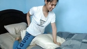 pillow video: This time i did get caught humping my cushion