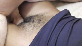 close up video: Close-up on a hairy amateur pussy while it's getting pumped by a hard rod