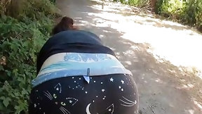 nature video: Large Booty Mother I'd Like To Fuck Walking at the Park