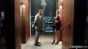 rich video: Deeper. Irresistible gold digger is seduced by bf's dad