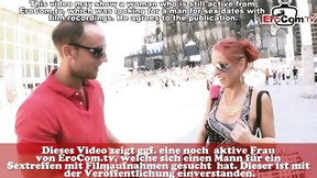 flirting video: STREET FLIRT CASTING WITH GERMAN THIN RED HAIRED BARELY LEGAL