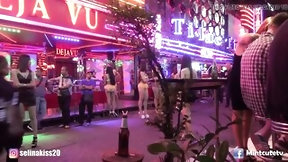 thai babe video: thailand soi cowboy bangkok Beauty Bae bikini girls part one