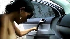 brazilian voyeur video: brazil car flashing