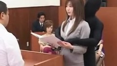 funny asian video: Those crazy japanese dame lawyer laid by invisible shadow