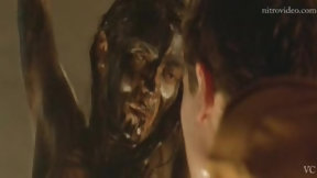 mud video: Gorgeous Barbara Merono Totally Naked and Covered In Mud