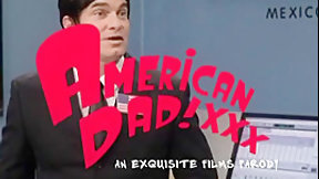 american video: American dad xxx parody