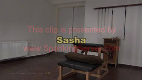 caning video: Sasha cane - 1403