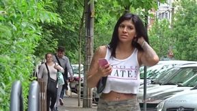 braless video: Candid braless sexy babes