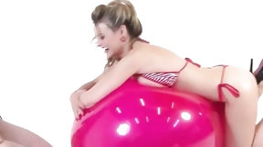 balloon video: A Nasty Ally and a Massive Blue Sextoy Balloon Pt2