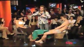game show video: Game show lost forces girl to fully strip on TV
