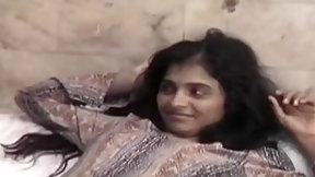 indian interracial sex video: Tiny Indian Whore Sharmila Takes Big Man