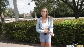 audition video: Cute girl willing to do anything for money