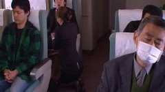 stewardess video: Asian stewardess goes home with guys that fuck her snatch