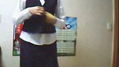asian school uniform video: Korean Amateur School Uniform Masturbation