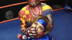 clown video: All American woman vs Evil Clown