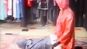 rubber video: Rubber Raincoat Sex - Kleppermantelsex