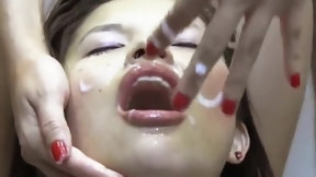 gokkun video: Premium bukkake - miyuki son swallows 41 huge mouthful cumshots