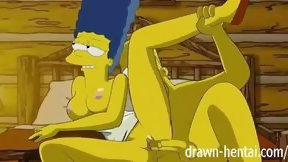 asian animation video: Simpsons Anime Porn - Cabin of love