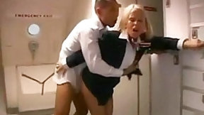 stewardess video: Air Hostess fuck in the plane