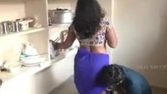 indian group sex video: Desi Aunty Romance With Friend