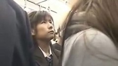 japanese in public video: Japanese schoolgirl fucked in train