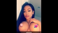 fake tits video: Hot Asian Baby Girl Cj Miles Snapchat Show