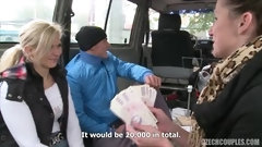 cash video: Czech couple agrees on swinger sex for money