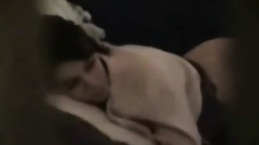 pillow video: Teen caught humping a pillow by a window peeper