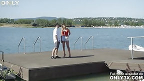 yacht video: Gimme a yacht or a fuck starring Viviana - by Only3x