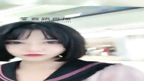 chinese femdom video: chinese femdom - Winnie trains Didi driver outdoors