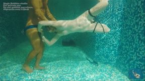 underwater video: 573-3 Ginger and Aoro _very hot underwater sexy games PART 3
