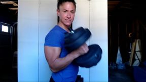 muscled video: Humiliating Your Manhood With my Dominating Biceps