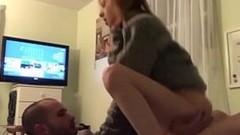 skank video: Ejaculating inside my new slut girlfriend