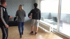 german teen video: Chubby teen gets her first DP