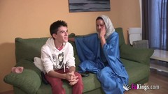 arab couple video: Sexy chick with long legs wants to be penetrated by a big dick