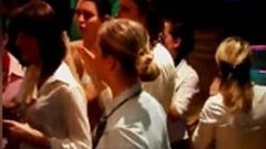 airplane video: Stewardesses orgy