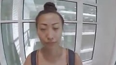 asian in public video: Big titted asian Sharon Lee fucked in public airport parking lot
