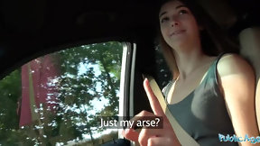 hitch hiker video: Public Agent Hitchhiking Student Fucks Fat Cock