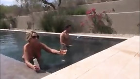 pool video: Meeting Mom In A Bikini By The Pool