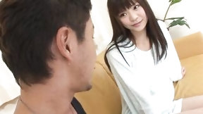 japanese hard fuck video: Japanese 18 year old went to make a rubs to her stepfather and ended up making him cum