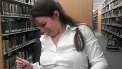 library video: Webcam Girl Squirting In Public Library